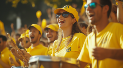 Soccer Fans Singing at Murga