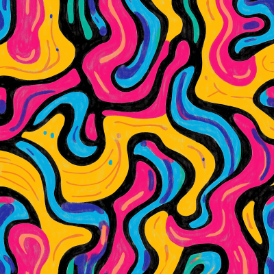 Abstract Vibrant Color Pattern