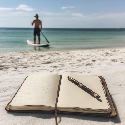 Florida Panhandle Beach Scene