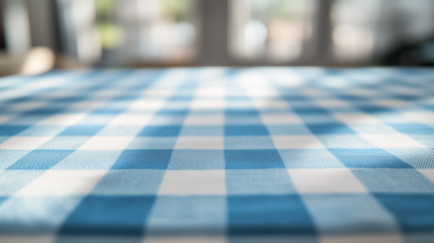 Checked Tablecloth Perspective