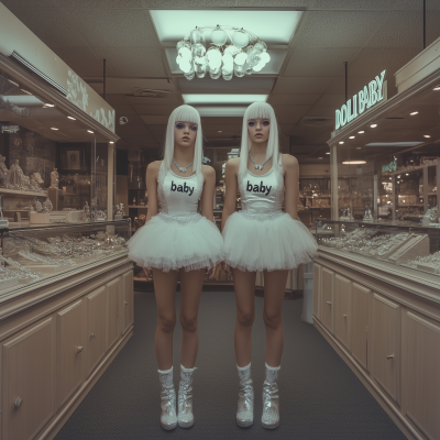 Young Women in Jewelry Store