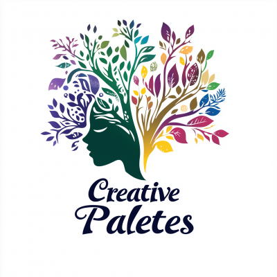 Colorful Creative Palette Logo