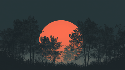 Muted Dusk Landscape