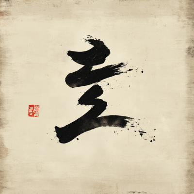 Zen Calligraphy Background