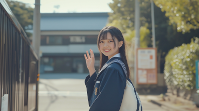 Japanese High School Graduation Ceremony