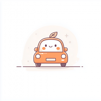 Adorable Emoji in Car