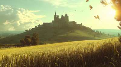 Medieval Castle on a Hill