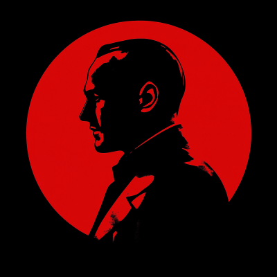 Crypto Meme Coin Pictogram Inspired by Stepan Bandera Portrait