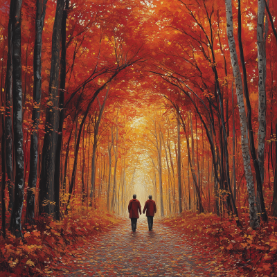 Autumn Forest Path