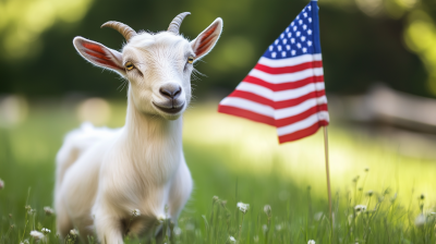 Patriotic Goat