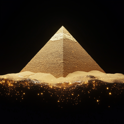 Floating Egyptian Pyramid