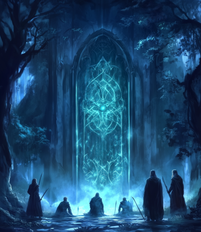 The Door of Durin Illustration