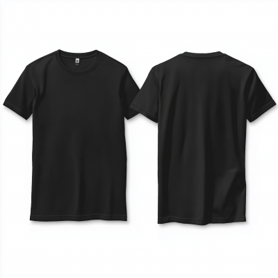 Black Blank Tee