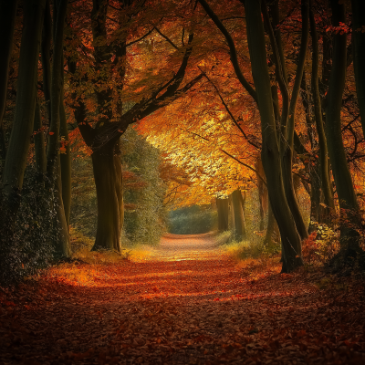 Autumn Forest Path