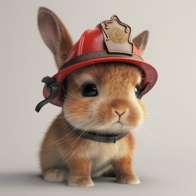 Bunny Firefighter