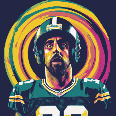 Psychedelic NFL Logo