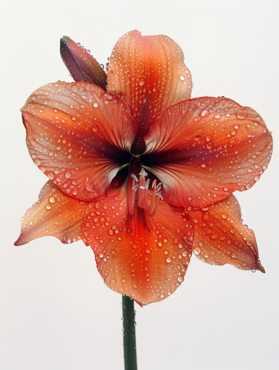 Metallic Hippeastrum Flower