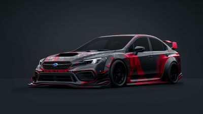 Apocalyptic Widebody Subaru WRX Graphic Design