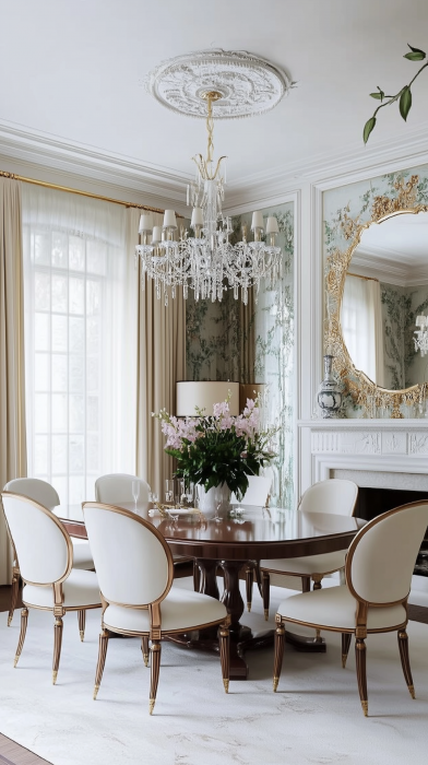 Neoclassical Dining Room Design