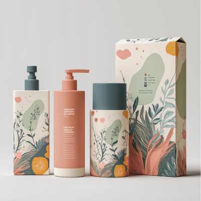 Modern Hair Care Packaging Set