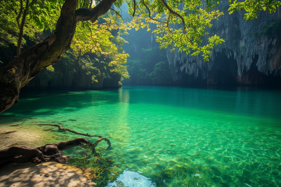 Emerald Pool, Krabi Province, Southern Thailand