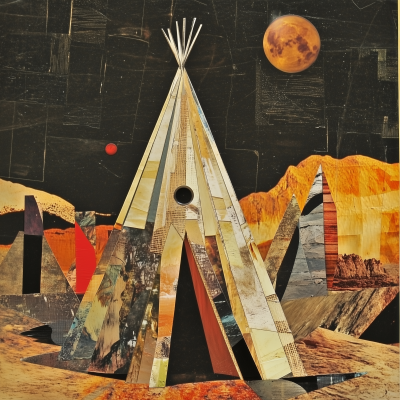 Teepee Collage