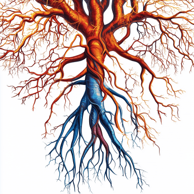 Veins and Vessels Illustration