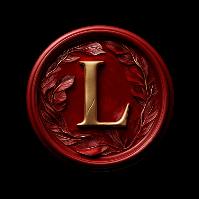 Round 3D Logo with Letter ‘L’