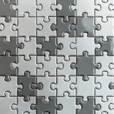 Grey and White Kitchen Tiles Puzzle Background