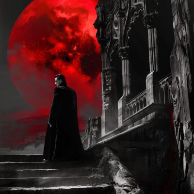 Vintage Dracula Scene