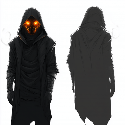 Mystery Hooded Figure