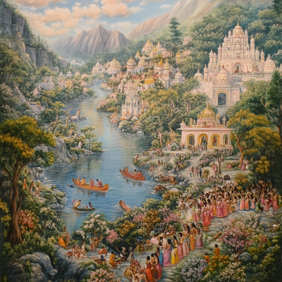 Yamuna Arti in Vrindavan