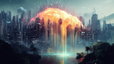 Futuristic Dystopian Landscape