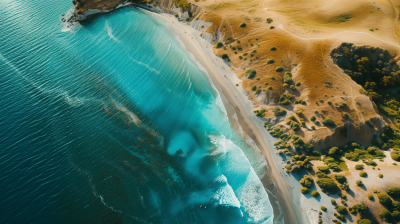 Drone Footage of Picturesque Landscape