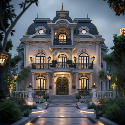 Victorian Architecture Mansion