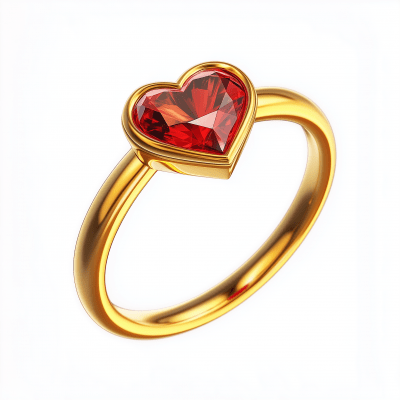 Flying Heart Ring