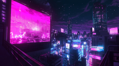 Anime Cityscape