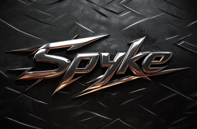 Futuristic Chrome Logo