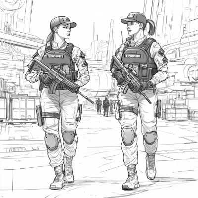 Sci-fi Female Soldiers