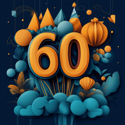 60th Birthday Party Graphic