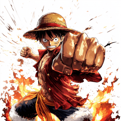 Luffy One Piece Inspired Illustration