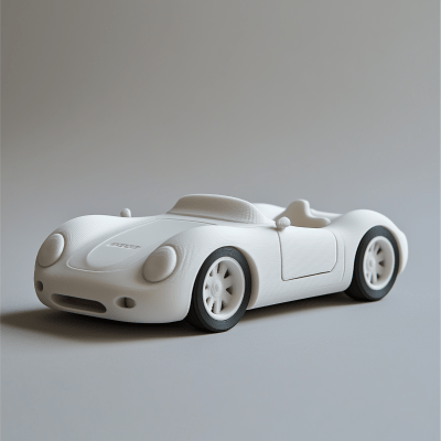 Porsche 550 Spyder 3D Illustration