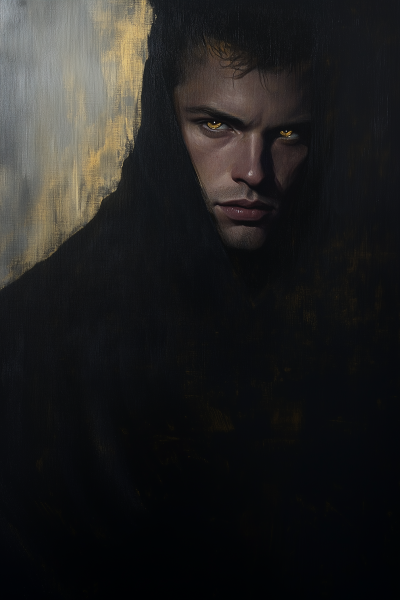 Golden-Eyed Man Portrait