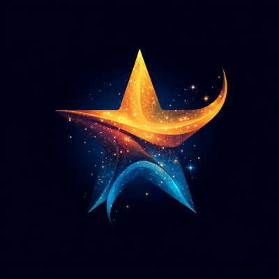 Sparkling Star Icon Logo