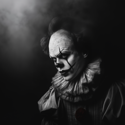 Spooky Clown Portrait