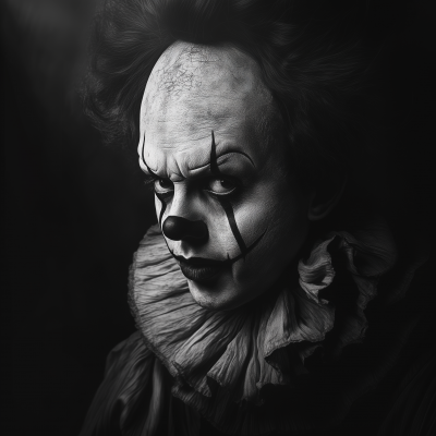 Spooky Clown Portrait