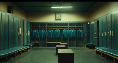 Cricket Team Locker Room