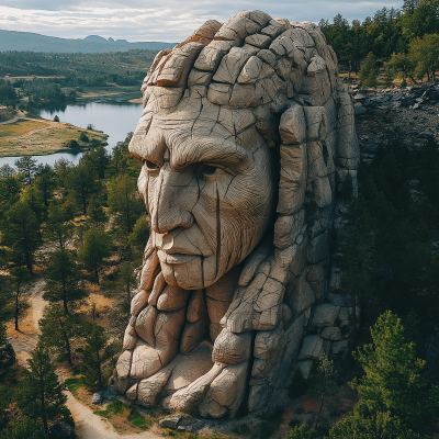 Epic Shot of Crazy Horse