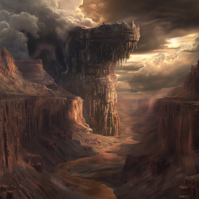 Monolithic Beast in Grand Canyon