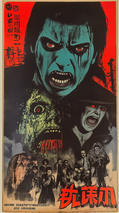 Vintage Rock Music and Horror Movie Posters